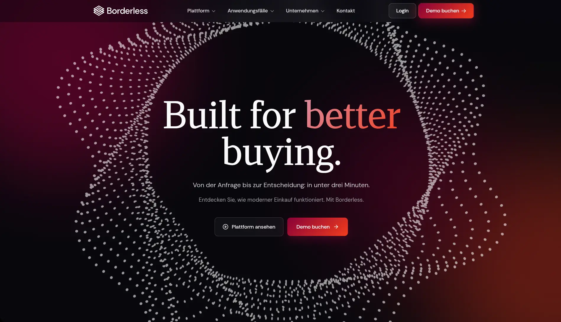 AI-Agents für Procurement | Borderless Platform | Borderless Technologies